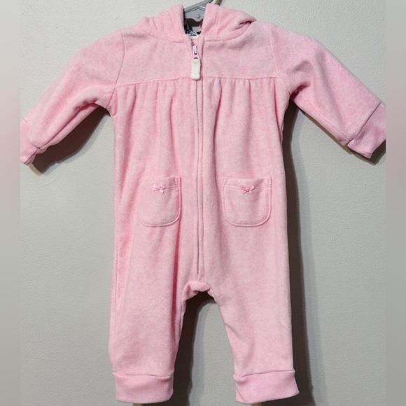 Carter's Fleece Hooded Jumpsuit - Picture 6 of 10